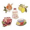 Erstwilder Botanical Fruit Enamel Pin Pack - 5 Piece* Enamel Pins