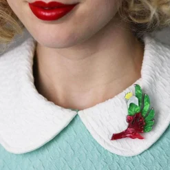 Erstwilder Bouncing Botannical Flower Brooch* Brooches