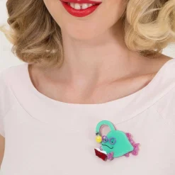 Erstwilder Bright-Eyed Bibliophile Brooch* Brooches