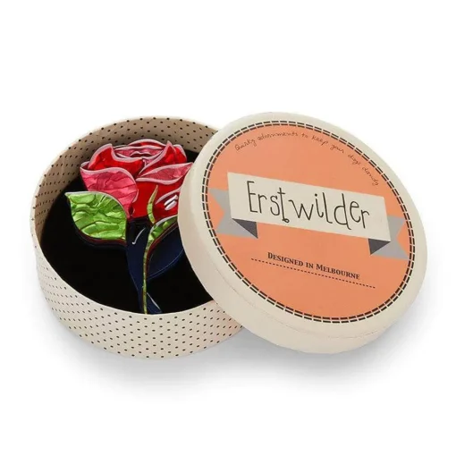 Erstwilder Budding Romance Rose Brooch* Brooches