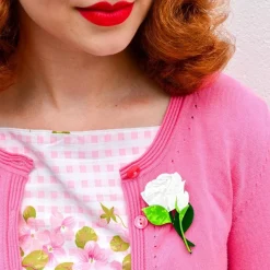 Erstwilder Budding Romance Rose Brooch* Brooches