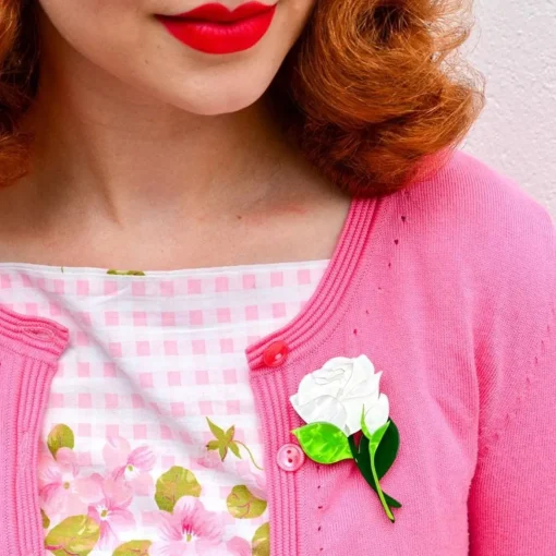 Erstwilder Budding Romance Rose Brooch* Brooches