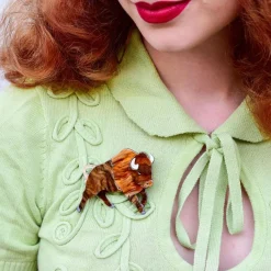 Erstwilder Buffalo Bull Brooch* Brooches
