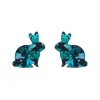 Erstwilder Bunny Chunky Glitter Resin Stud Earrings - Green* Essential Earrings