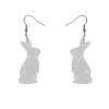 Erstwilder Bunny Ripple Resin Drop Earrings - White* Essential Earrings