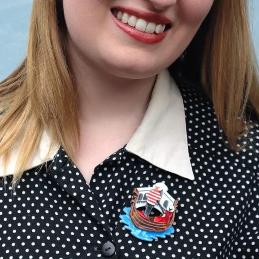 Erstwilder Canals Of Venice Brooch* Brooches