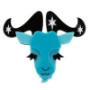 Erstwilder Capricorn The Controlled Brooch* Brooches