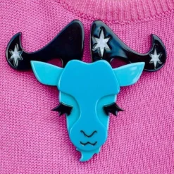 Erstwilder Capricorn The Controlled Brooch* Brooches