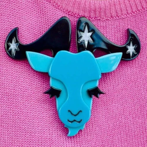 Erstwilder Capricorn The Controlled Brooch* Brooches