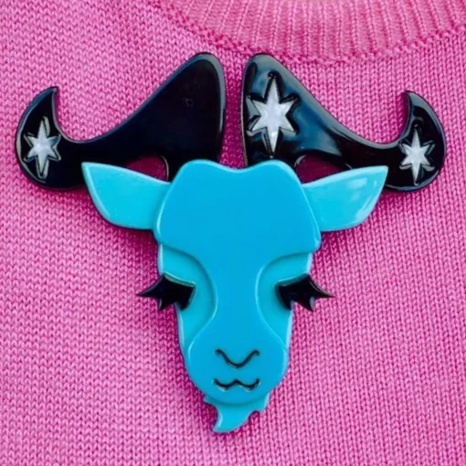 Erstwilder Capricorn The Controlled Brooch* Brooches