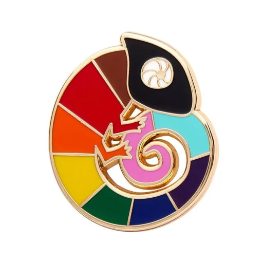 Erstwilder Carmel'S Colourful Chameleon Enamel Pin* Enamel Pins