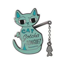 Erstwilder Cat Got Your Tongue Enamel Pin* Enamel Pins