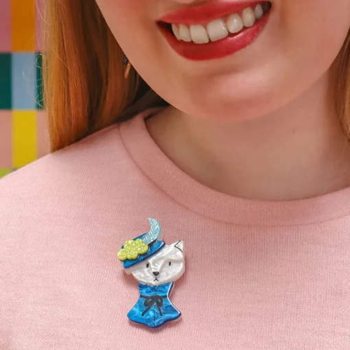 Erstwilder Cat In A Hat Brooch* Brooches