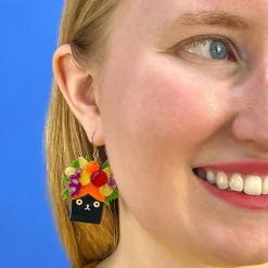 Erstwilder Catmen Miranda Drop Earrings* Earrings