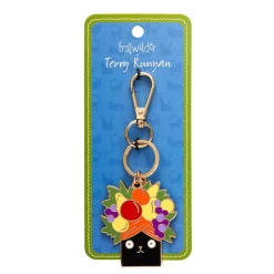 Erstwilder Catmen Miranda Enamel Key Ring* Enamel Key Rings