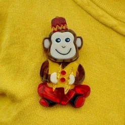 Erstwilder Charley Chimp Brooch* Brooches