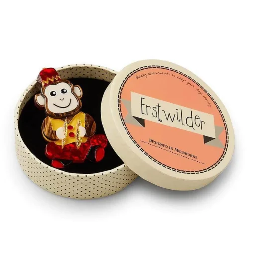 Erstwilder Charley Chimp Brooch* Brooches