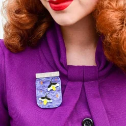 Erstwilder Chasing Fireflies Brooch* Brooches