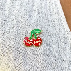 Erstwilder Cherry Bomb Enamel Pin* Enamel Pins