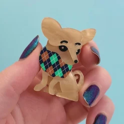 Erstwilder Chi Chi Chihuahua Mini Brooch* Brooches