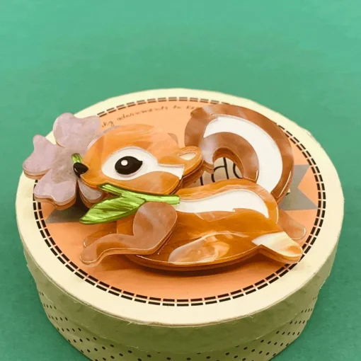 Erstwilder Chocolate The Chipmunk Brooch* Brooches