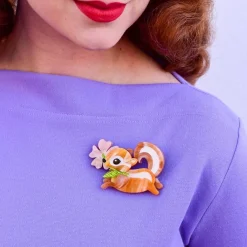 Erstwilder Chocolate The Chipmunk Brooch* Brooches