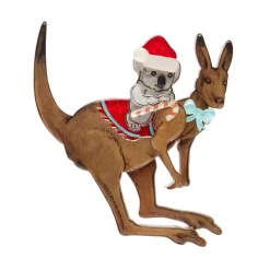 Erstwilder Christmas Bounce Brooch* Brooches