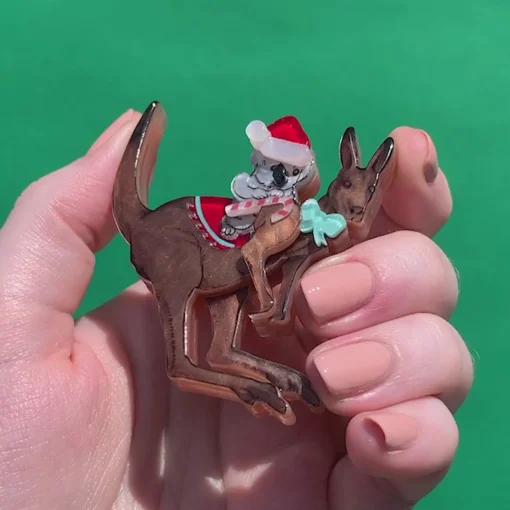 Erstwilder Christmas Bounce Brooch* Brooches