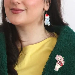 Erstwilder Christmas Sweater Petal Brooch* Brooches