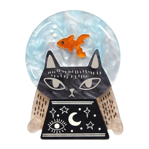 Erstwilder Clairvoyant Cat Brooch* Brooches