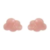 Erstwilder Cloud Solid Glitter Resin Stud Earrings - Pink* Essential Earrings