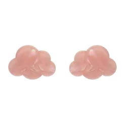 Erstwilder Cloud Solid Glitter Resin Stud Earrings - Pink* Essential Earrings