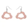 Erstwilder Cloud Solid Glitter Resin Drop Earrings - Pink* Essential Earrings