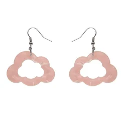 Erstwilder Cloud Solid Glitter Resin Drop Earrings - Pink* Essential Earrings