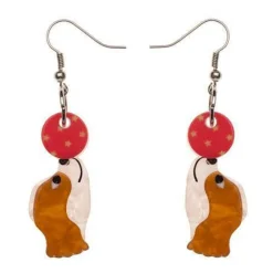 Erstwilder Coco The Clever Cavalier Earrings* Earrings