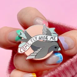 Erstwilder Come Fly With Me Enamel Pin* Enamel Pins