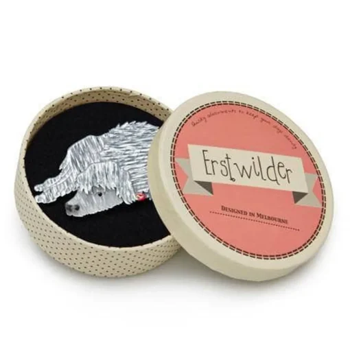 Erstwilder Conan The Content Dog Brooch* Brooches
