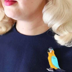 Erstwilder Corey The Macaw Brooch* Brooches