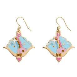 Erstwilder Cupid'S Aim Enamel Drop Earrings* Enamel Earrings