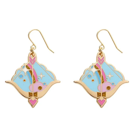Erstwilder Cupid'S Aim Enamel Drop Earrings* Enamel Earrings