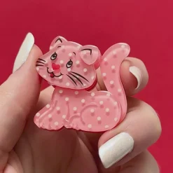 Erstwilder Custard Cat Mini Brooch* Brooches