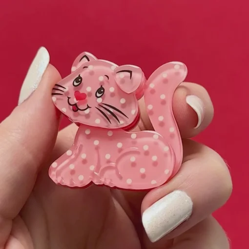 Erstwilder Custard Cat Mini Brooch* Brooches