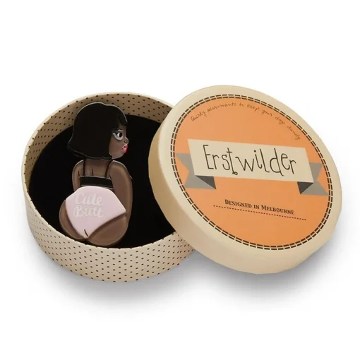 Erstwilder Cute Butt Club Brooch* Brooches