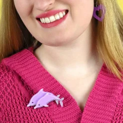Erstwilder Dancing Dolphins Brooch* Brooches