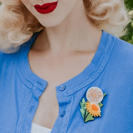 Erstwilder Dandelion'S Ballad Brooch* Brooches