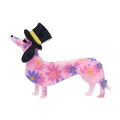 Erstwilder Dapper Dachsund Mini Brooch* Brooches