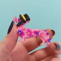 Erstwilder Dapper Dachsund Mini Brooch* Brooches