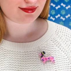 Erstwilder Dapper Dachsund Mini Brooch* Brooches