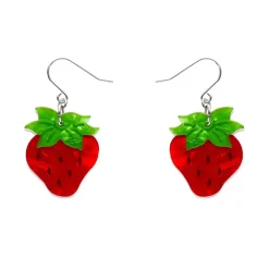 Erstwilder Darling Strawberry Drop Earrings* Earrings