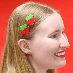 Erstwilder Darling Strawberry Hair Clips Set - 2 Piece* Hair Clips & Claws